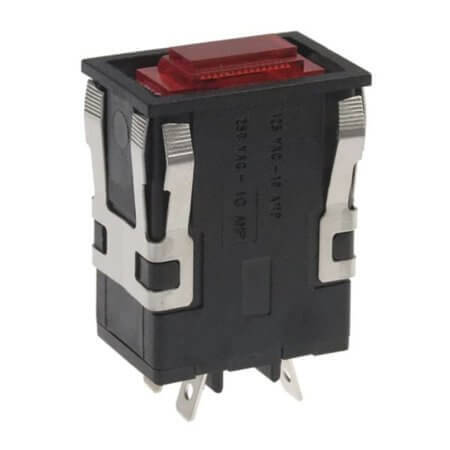AML32FBB7AD SWITCH PUSH BUTTON 29.00x19.00 10A Neon/Red - 1