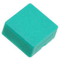 AML51-C10G SWITCH CAP PUSHBUTTON SQUARE GREEN - 1