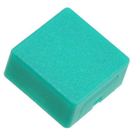 AML51-C10G SWITCH CAP PUSHBUTTON SQUARE GREEN - 1