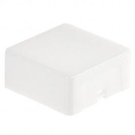 AML51-C10W SWITCH CAP PUSHBUTTON SQUARE WHITE - 1