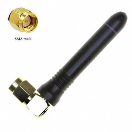 ANT-2.4-CW-RCS-SMA RF ANT 2.4GHZ WHIP RA SMA MALE - 1