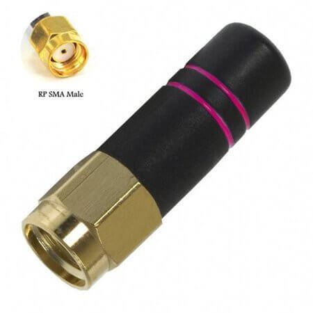 ANT-2.4-CW-RH-RPS RF ANT 2.4GHZ WHIP STR RP-SMA ML - 1