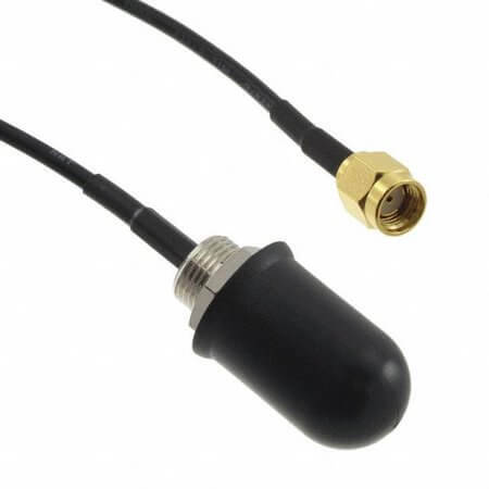 ANT-2.4-WRT-MON-RPS RF ANT 2.4GHZ DOME RP-SMA PNL MT - 1