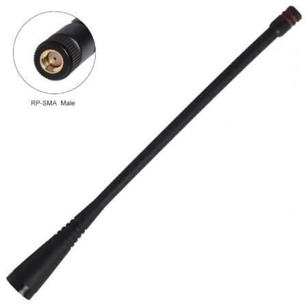 ANT-433-CW-QW RF ANT 433MHZ WHIP STR RP-SMA ML - 1