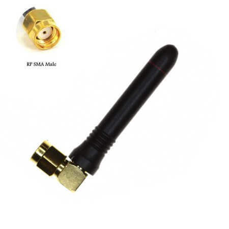 ANT-433-CW-RCS RF ANT 433MHZ WHIP RA RP-SMA MAL - 1