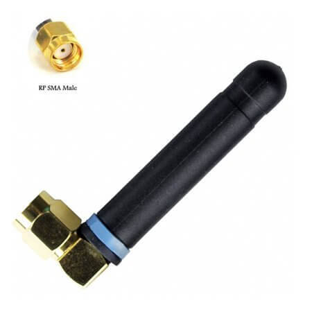 ANT-868-CW-RAH RF ANT 868MHZ WHIP RA RP-SMA MAL - 1