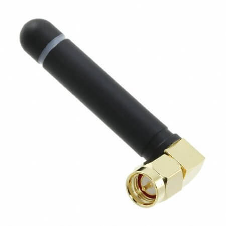 ANT-868-CW-RAH-SMA RF ANT 868MHZ WHIP RA SMA MALE - 1