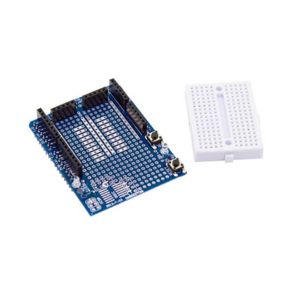 Arduino UNO Proto Prototype Shield + 170pts Breadboard - 2