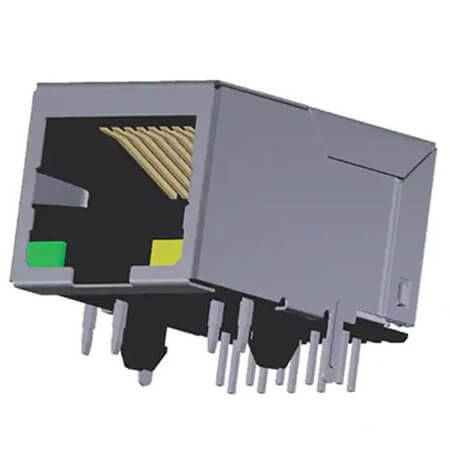 ARJM11B1-009-AB-EW2 CONN. MAGJACK 1PORT 100BASE-T PCB - 1