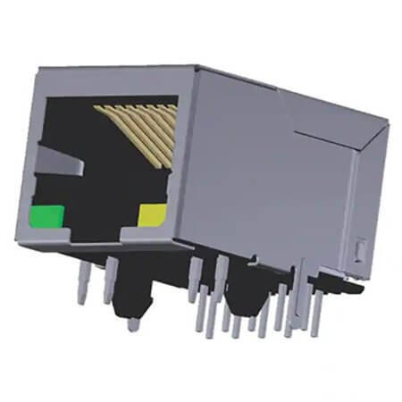 ARJM11B1-502-AB-ER2-T CONNECTOR JACK 1PORT 1000 BASE-T PCB - 1
