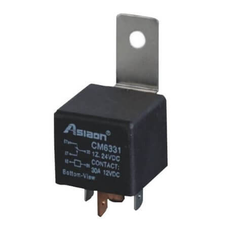 AS406-DC24V RELAY AUTOMATIVE 30A 24VDC ASIA DRAGON - 1