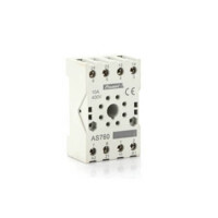 AS760 RELAY SOCKET DIN RAIL 8PIN SCREW - 1