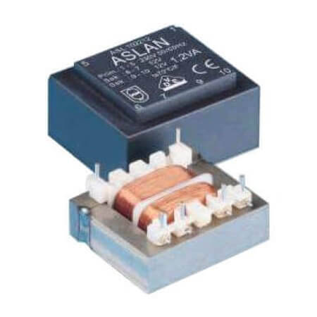 ASL102209 TRAFO DOKUMLU 1.2VA 230/2X9V - 1
