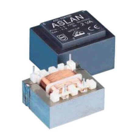 ASL104206 TRAFO DOKUMLU 2VA 2*6V EI30/15.5 - 1
