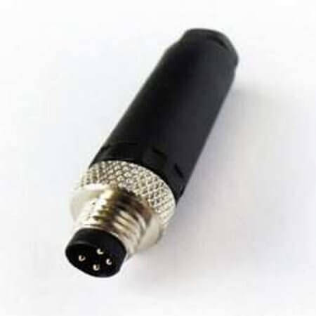 ASM08AM04001 CONNECTOR MICRO JACK M8 4P MALE ASSEMBLY TYPE - 1