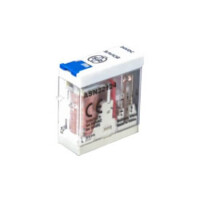 ASN111Y2 TEK KONTAK RÖLE 12A 220VAC LEDLİ, TEST BUTONLU - 1