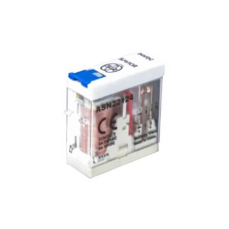 ASN111Y2 TEK KONTAK RÖLE 12A 220VAC LEDLİ, TEST BUTONLU - 1