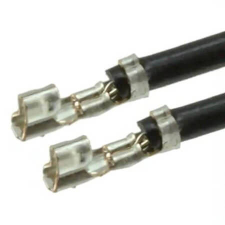 ASPHSPH24K305 LEAD SKT-SKT 24AWG BLK 12