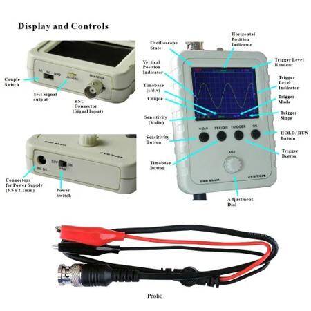 Assmbled Shell Oscilloscope Suite DSO138 Upgraded Version DSO150 of Electronic Teaching Practice DIY STM32 Suite - 2