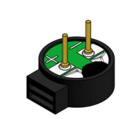 AT-1127-ST-2-R BUZZER MAGNETIC W/O CIRCUIT 3V 2.73-KHZ THT - 1
