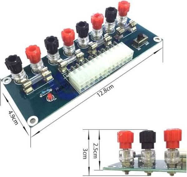 ATX Power Supply Transfer Board Power Take Off Output Board Terminal Module XH-M229 Desktop Computer Chassis 24Pin - 2