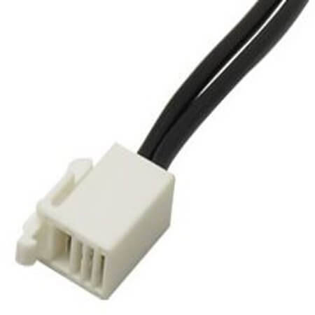 B03K-02P CON. WITH CABLE 4MM 2PIN 300V 6A FEMALE - 1