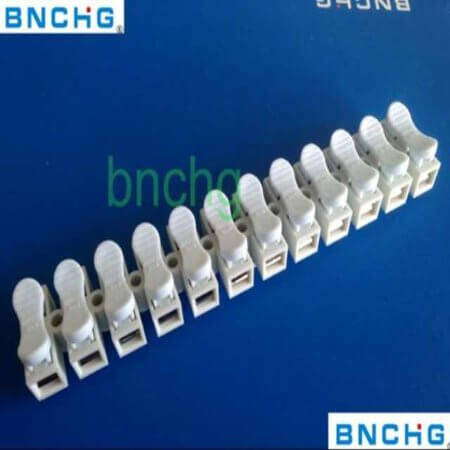 B08-2P TERM.BLK.7.62MM 2P SCREW TYPE YAYLI WHITE - 1