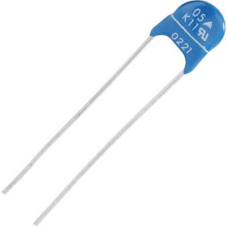 B72205S0350K101 VARISTOR DISC 5MM 56V 100A 35VAC 45VDC THT - 1