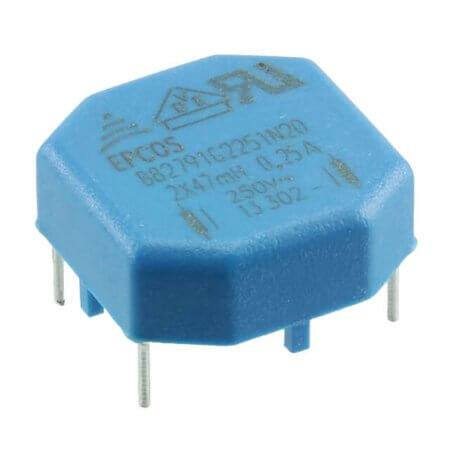 B82791G0015A016 CHOKE COMMON MODE 4.7MH 100mA 2LN THT - 1