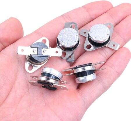 Bakelite KSD301 100 Degree Normally Closed NC Temperature Controlled Switch Thermostat 250V 10A Temperature Control - 5