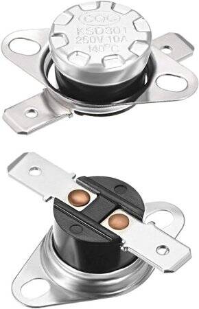 Bakelite KSD301 140 Degree Normally Open NC Temperature Controlled Switch Thermostat 250V 10A Temperature Control - 1
