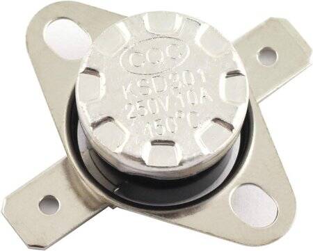 Bakelite KSD301 150 Degree Normally Open NC Temperature Controlled Switch Thermostat 250V 10A Temperature Control - 2