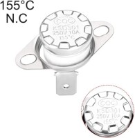 Bakelite KSD301 155 Degree Normally Closed NC Temperature Controlled Switch Thermostat 250V 10A Temperature Control - 4