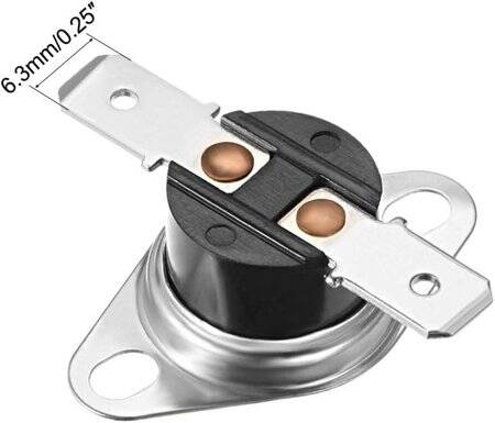 Bakelite KSD301 50 Degree Normally Closed NC Temperature Controlled Switch Thermostat 250V 10ATemperature Control - 3