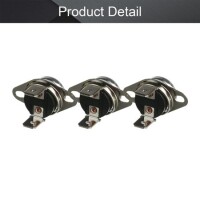 Bakelite KSD301 70 Degree Normally Closed NC Temperature Controlled Switch Thermostat 250V 10A Temperature Control - 4
