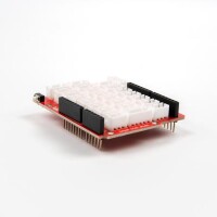 Base Sensor I/O SHIELD Expansion Board Module for Arduino Base Shield Sensor Expansion Board - Red (Works With Arduino AMTS I/O Port Board) - 1