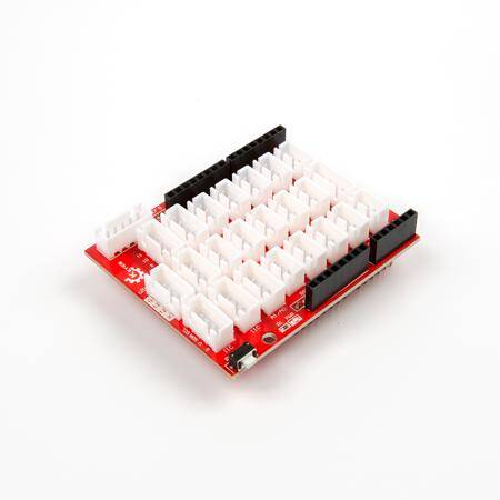Base Sensor I/O SHIELD Expansion Board Module for Arduino Base Shield Sensor Expansion Board - Red (Works With Arduino AMTS I/O Port Board) - 4