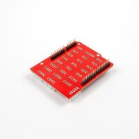 Base Sensor I/O SHIELD Expansion Board Module for Arduino Base Shield Sensor Expansion Board - Red (Works With Arduino AMTS I/O Port Board) - 8