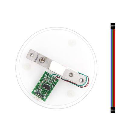 Basınç Sensörü 5kg + HX711AD Modülü + 4P Dupont Tel + Korumalı Gövde Tartı Elektronik Tartım Sensörü Kiti - 2