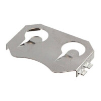 BAT-HLD-002-SMT BATTERY RETAINER COIN 20MM SMD - 1