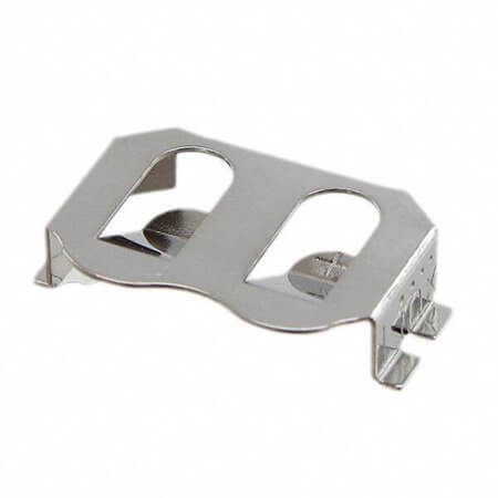 BAT-HLD-012-SMT BATTERY RETAINER COIN 12MM SMD - 1