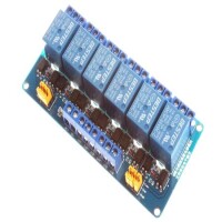  BESTEP 6 Channels 3V Relay Module High And Low Triggering - Blue Plate - 3