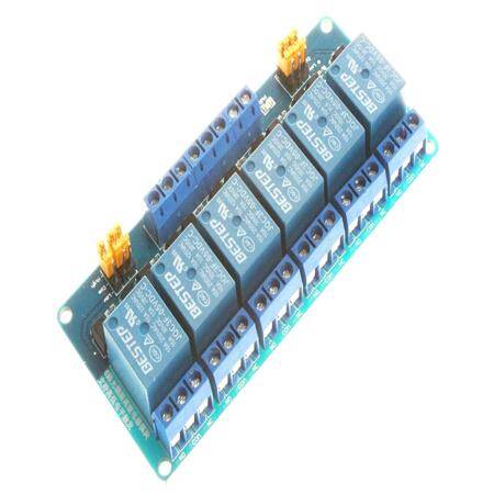  BESTEP 6 Channels 3V Relay Module High And Low Triggering - Blue Plate - 4