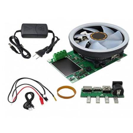 Beyaz AToRCH-DL24P 2-4 İnç 180W DC USB Test Cihazı Elektronik Yük Akü Test Cihazı DeŞarj Şarj Güç Ölçer Besleme Dedektör Ölçer Android/IOS/PC Sistemli Çevrimiçi Test - 1