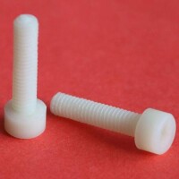 Beyaz Plastik Vida M3x12mm - 1