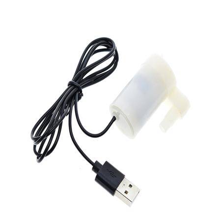 Beyaz Sessiz USB'li Mini Dalgıç Pompa DC 3-5V - 2