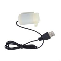 Beyaz Sessiz USB'li Mini Dalgıç Pompa DC 3-5V - 4
