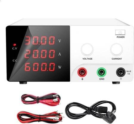 Beyaz WPS305B 30V 5A DC Ayarlı Güç Kaynağı 110V US Fişli - 1