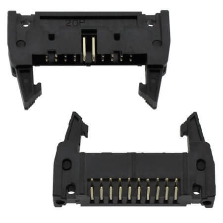 BHL-2X10-2.54-R BOX HEADER LOCKED 20PIN(2X10) THT R/A L.D:7.90MM - 1