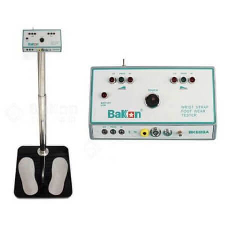 BK698A ESD TEST CİHAZI BK698A ESD BİLEKLİK VE TOPUK BANDI TEST CİHAZI - 1